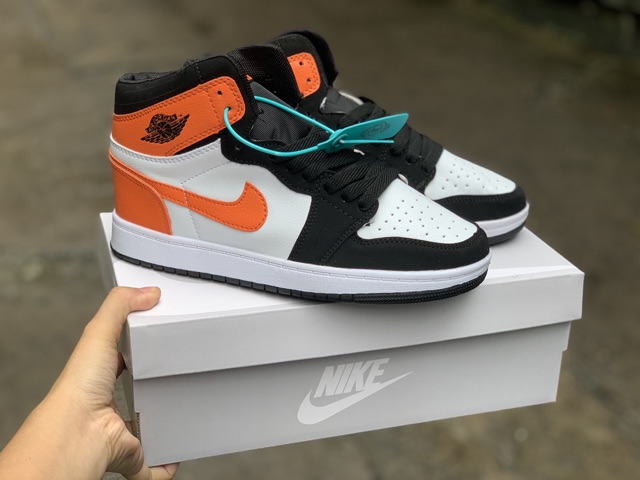 [Mã WAST10K giảm 10K đơn từ 50k] (Fullbox) Giầy Jordan 1 cao cổ đen cam chất đẹp giá rẻ | BigBuy360 - bigbuy360.vn