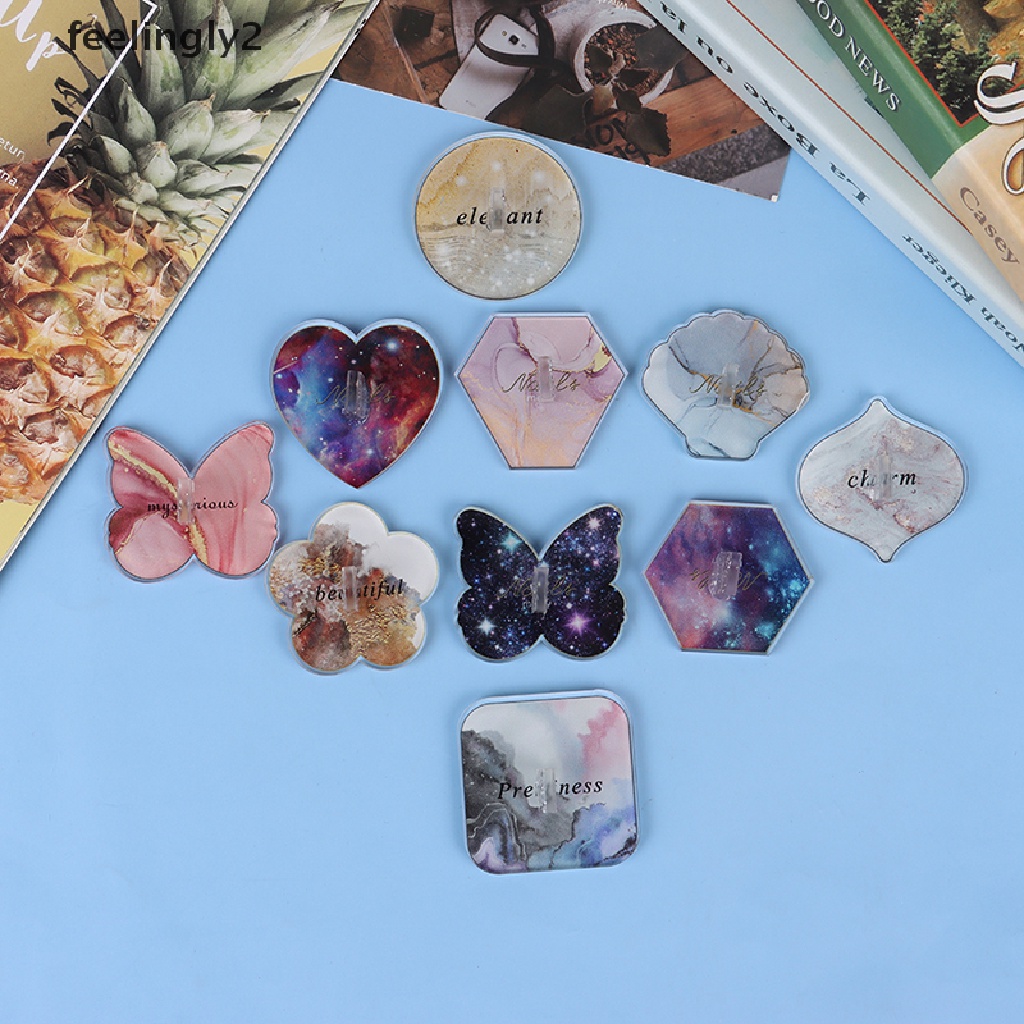 Giá Đỡ Trưng Bày Móng Tay Giả Bằng Acrylic Lấp Lánh