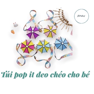 Túi pop it đeo chéo kiểu dáng chiếc Ô siêu đáng yêu cho bé gái
