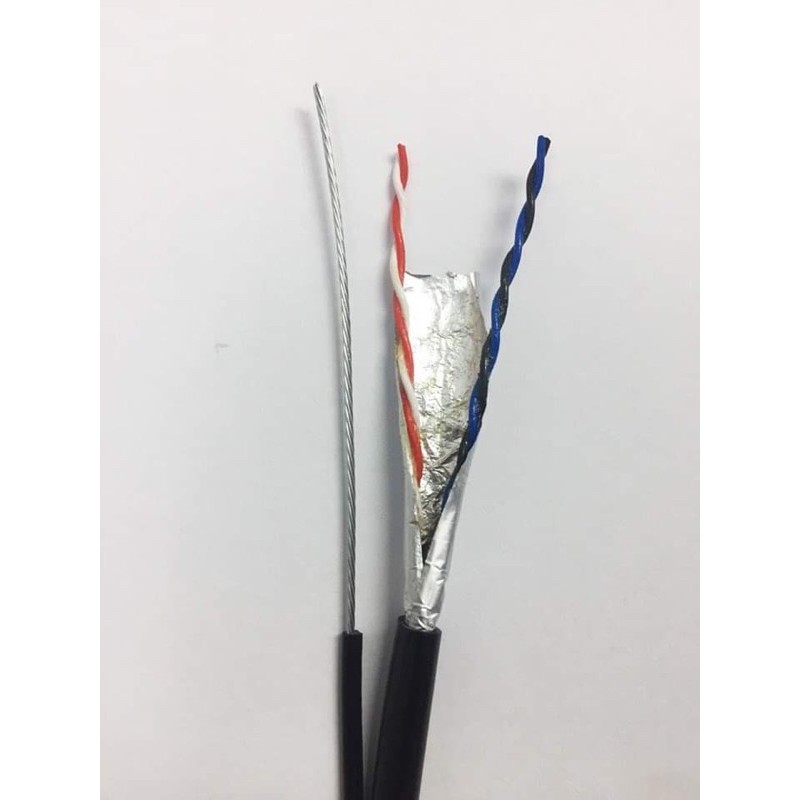 Dây Mạng Cat 3 dongsung 4 Sợi Cuộn 500m Có Cường Lực Có Dầu
