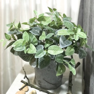 Cụm lá bạc hà nhựa - cụm lá giả -l á nhân tạo