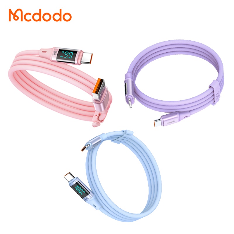 Dây cáp sạc nhanh MCDODO CA-192 193 194 36W/66W/100W type C/ L