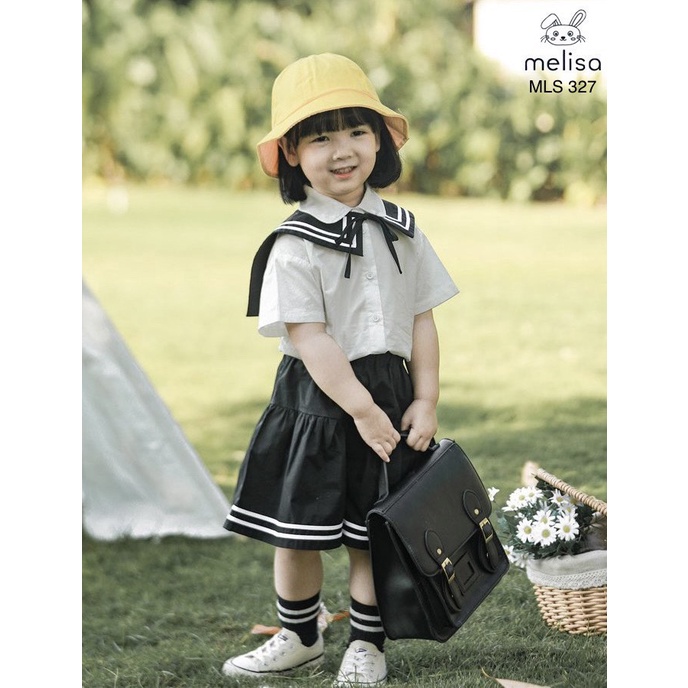 SET THUỶ THỦ HỌC SINH ĐÁNG YÊU CHO BÉ GÁI 9-32KG - BIGBABYSHOP