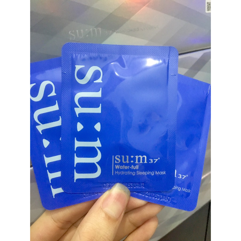 Sample Mặt nạ ngủ Sum37 Water-ull Aqua Sleeping Pack cấp ẩm