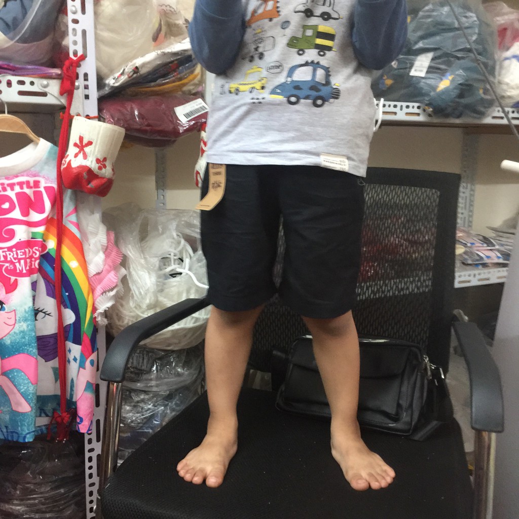 Quần đùi quần sooc cho bé trai cotton thoáng mát