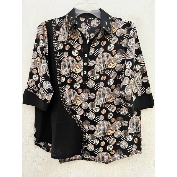 Áo Sơ Mi Nữ Trung Niên Form Dài Rộng Free Size 55-75kg