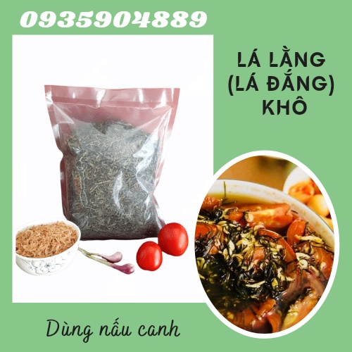 1kg Lá Lằng Khô Thái Mỏng - Dùng nấu canh - Đặc sản Nghệ An