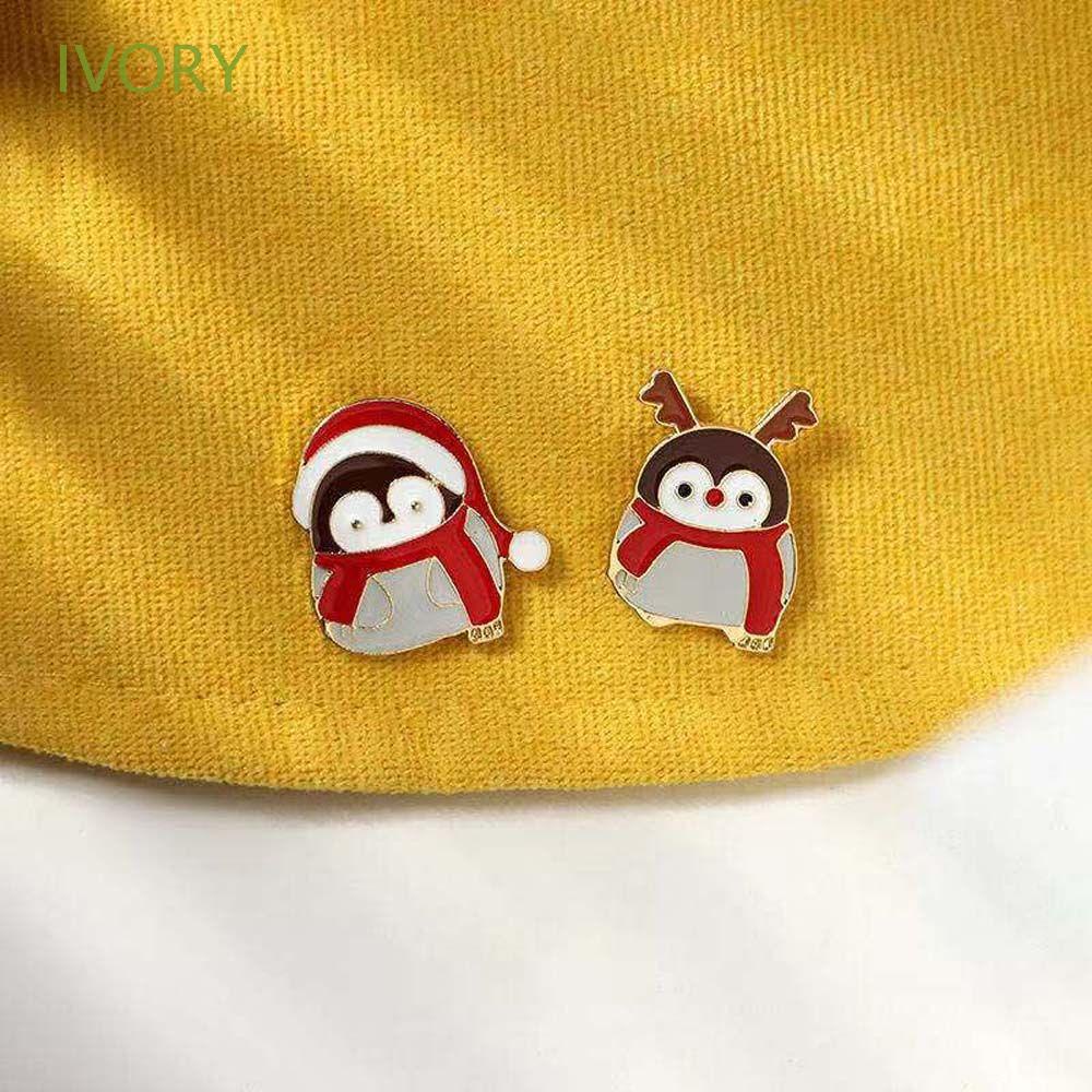 Ghim cài áo hình chim cánh cụt bằng hợp kim phong cách Hàn Quốc thời trang cho nữ