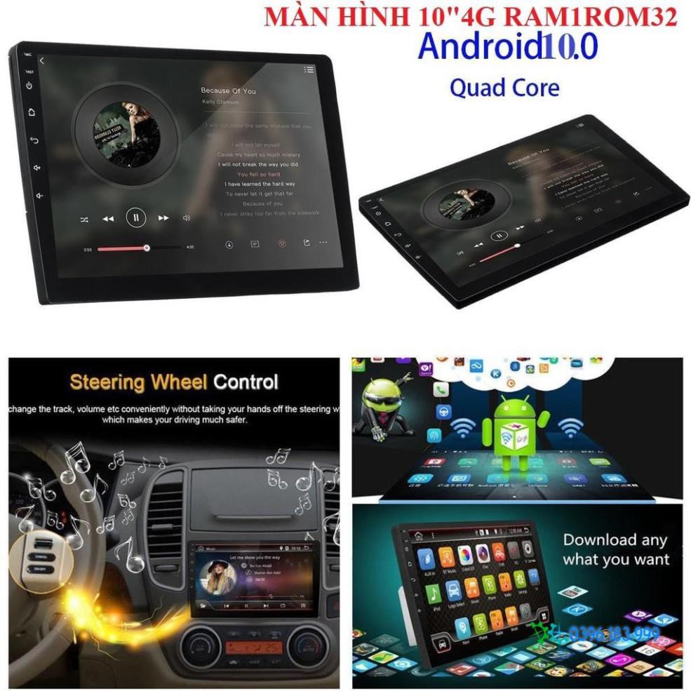 Bộ màn hình DVD Android Cho Ô Tô  VIOS 2014-2017 kèm mặt dưỡng,Tích Hợp GPS Chỉ Đường, Xem Camera Lùi – màn Full HD.