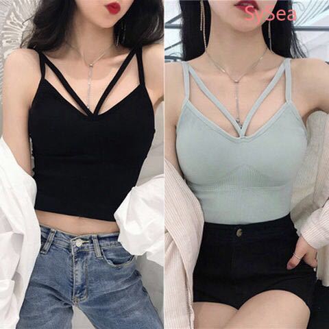Áo Tank Top Thiết Kế Cổ Chữ V Quyến Rũ