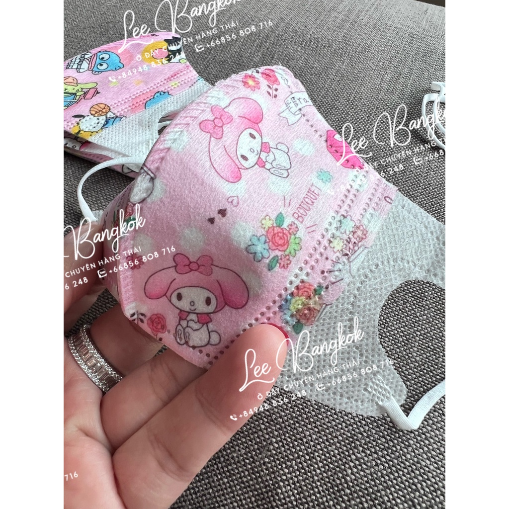 Set Mix 5 Cái Không Chọn Mẫu  Khẩu Trang Hello Kitty, Mikey Mouse, Siêu Nhân, Chó Cứu Hộ - Wincy Mart Shop