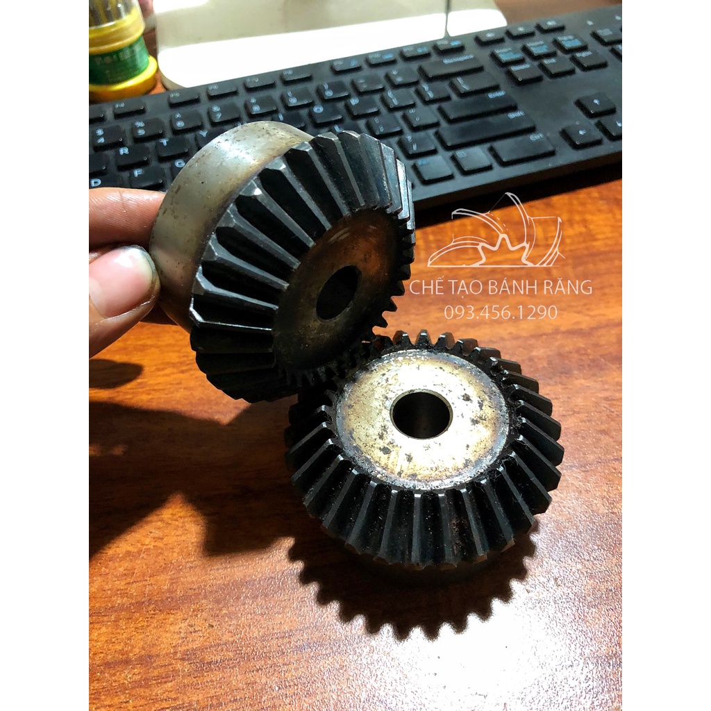 BỘ BÁNH RĂNG CÔN THẲNG Z30M2.5 tỷ lệ 1:1