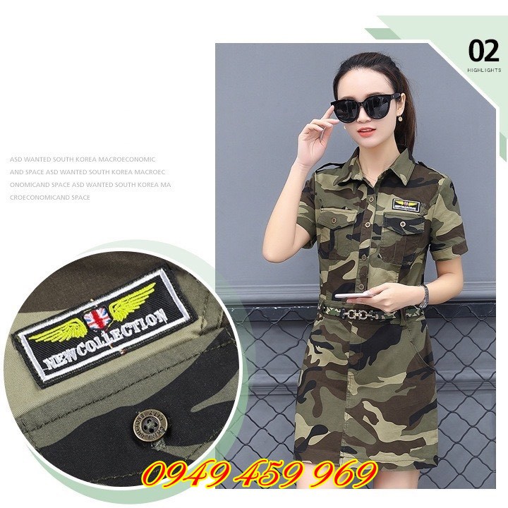 Váy Lính Nữ - Bộ Váy Lính Nữ + Tặng Kèm Đai Váy | BigBuy360 - bigbuy360.vn