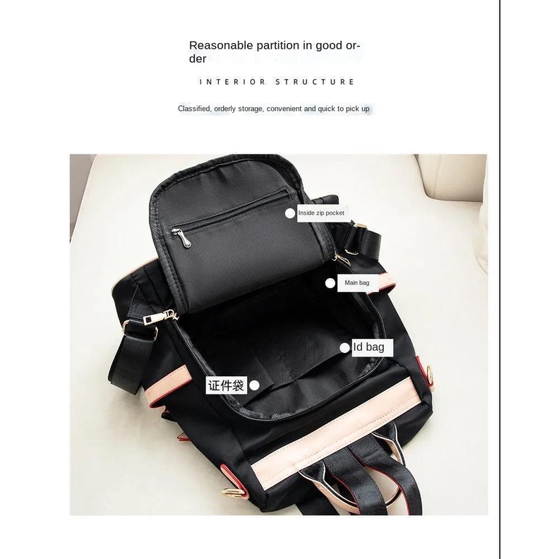 Ba Lô Vải Oxford Chống Thấm Nước Phong Cách Nhật Hàn Thời Trang Mùa Đông Mới 2022