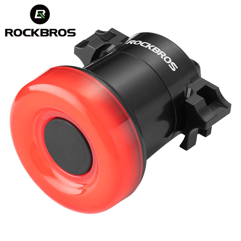 [Fulfilled by Shopee]Đèn led phanh Rockbros thông minh gắn đuôi xe đạp chống thấm nước có thể sạc lại