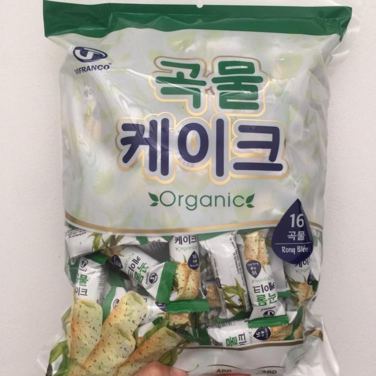 Bánh ngũ cốc dinh dưỡng vị rong biển ORGANIC 250g