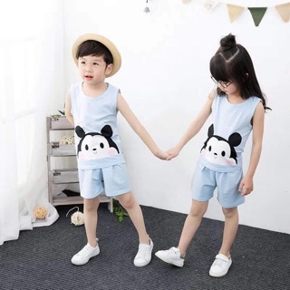 Bộ quần áo ba lỗ trẻ em