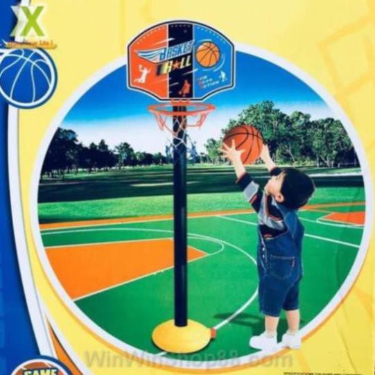 Bộ đồ chơi bóng rổ vận động cho trẻ em, Đồ chơi bóng rổ mini di động dành cho trẻ em - Muasamhot1208