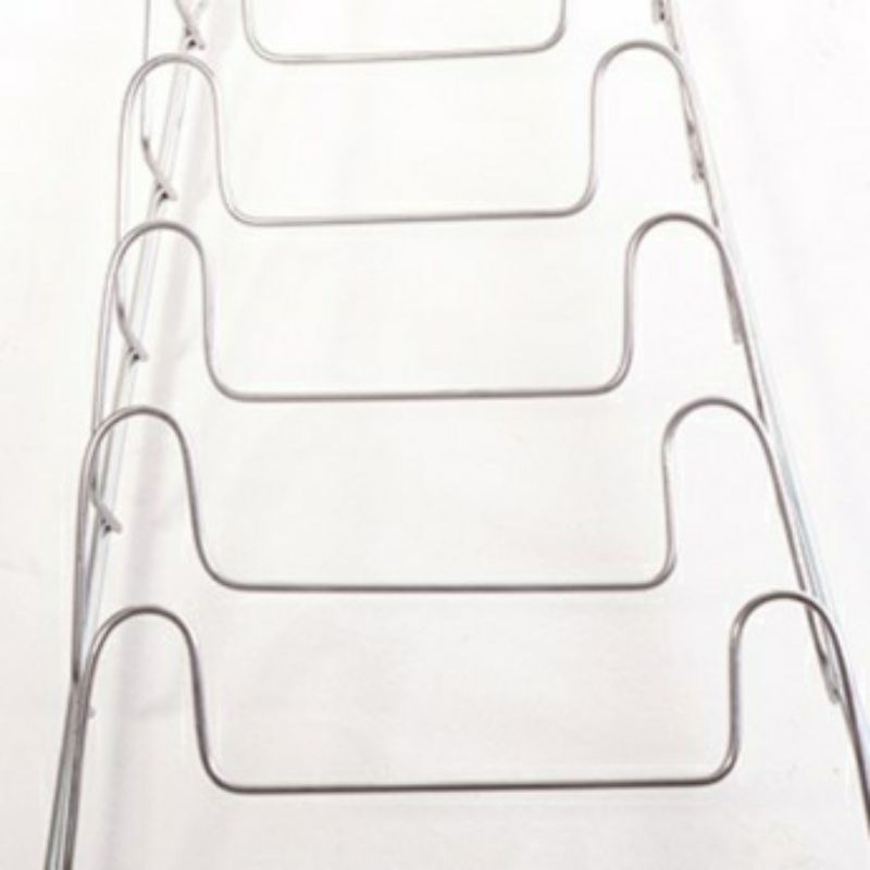 Kệ inox để vung,máng treo vung inox , Giá treo inox để nắp vung nồi 6, 9 tầng SUS304