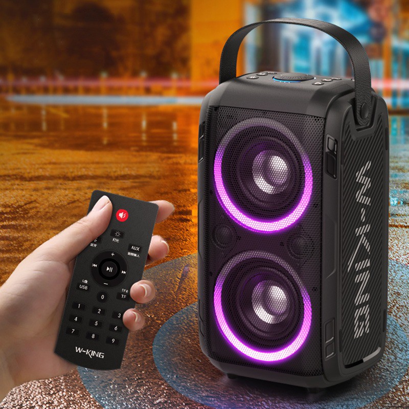 [Mã ELHACE giảm 4% đơn 300K] Loa Kéo Karaoke W-King T9 Mạnh Mẽ, Loa Karaoke Tặng Kèm Micro Chính Hãng, BH 6 tháng