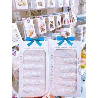 Bịch ngọc tr ai nửa mix size trang trí móng nail