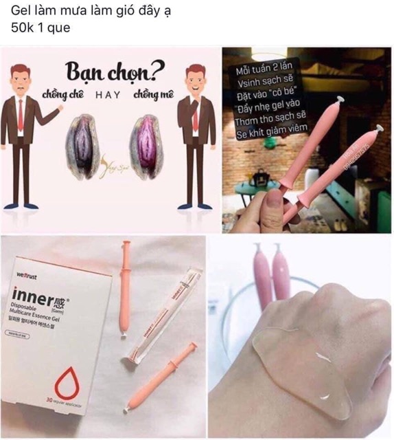 Gel phụ khoa Inner se khít vùng kín