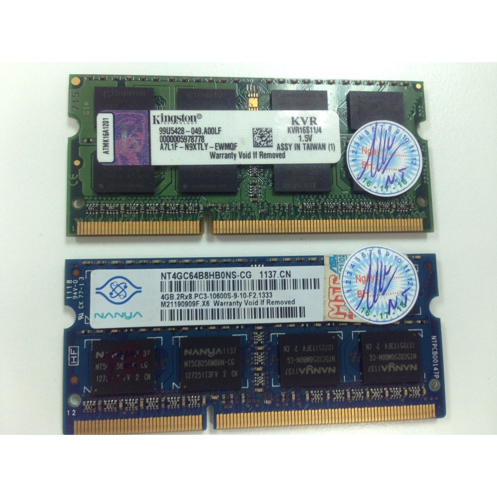 Ram laptop Kingston 4G DDR3 bus 1333-10600s