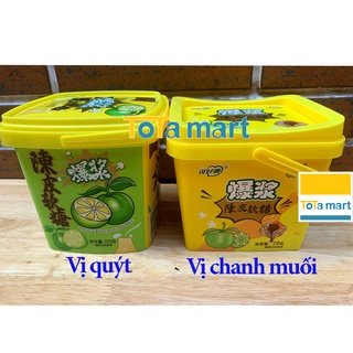 (hsd 11/2022) Kẹo dẻo ô mai quýt nhân chảy Chanxiaozhi 228g. NSX 11/2021.