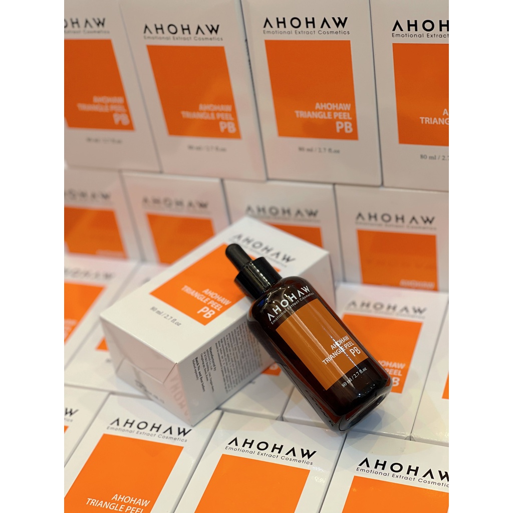 Peel PB không bong tróc  Ahohaw Triangle , Peel Cam không bong tróc dùng an toàn cho da dầu, mun
