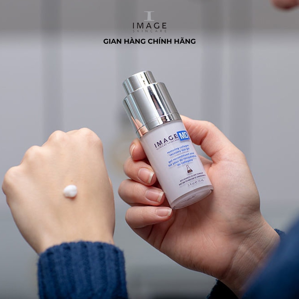 Gel trẻ hóa và tái tạo collagen vùng mắt Image Skincare MD Restoring Collagen Recovery Eye Gel 15ml
