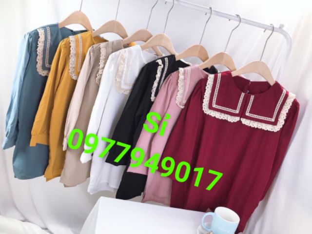 Áo sơ mi nữ kiểu cổ vuông tay lỡ | BigBuy360 - bigbuy360.vn