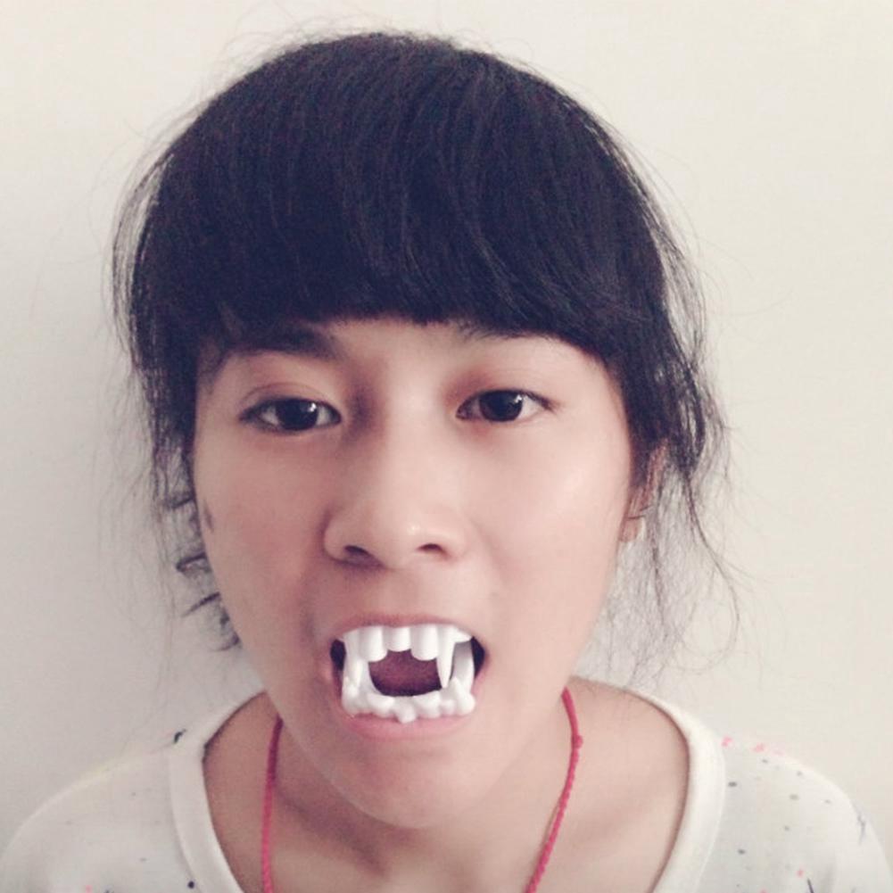 VAMPIRE Răng Nanh Giả J4P3 Hóa Trang Ma Cà Rồng Cho Halloween