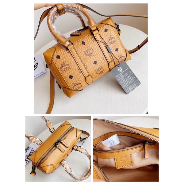 TINUONGSHOP- Túi đeo chéo hộp Pillow bag Ⓜ️•C•Ⓜ️ nâu