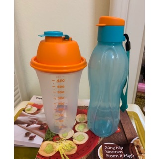 Combo bình lắc và bình nước 500ml hàng chính hãng tupperware.