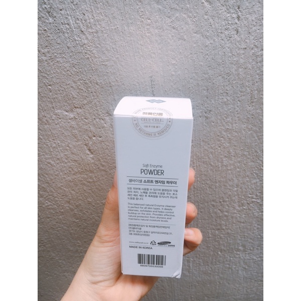 BỘT SỮA RỬA MẶT CELL by CELL (Làm sạch sâu và ngăn ngừa mụn)