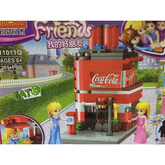 Lego lắp ráp Cửa Hàng Cocacola _ Lego Friends