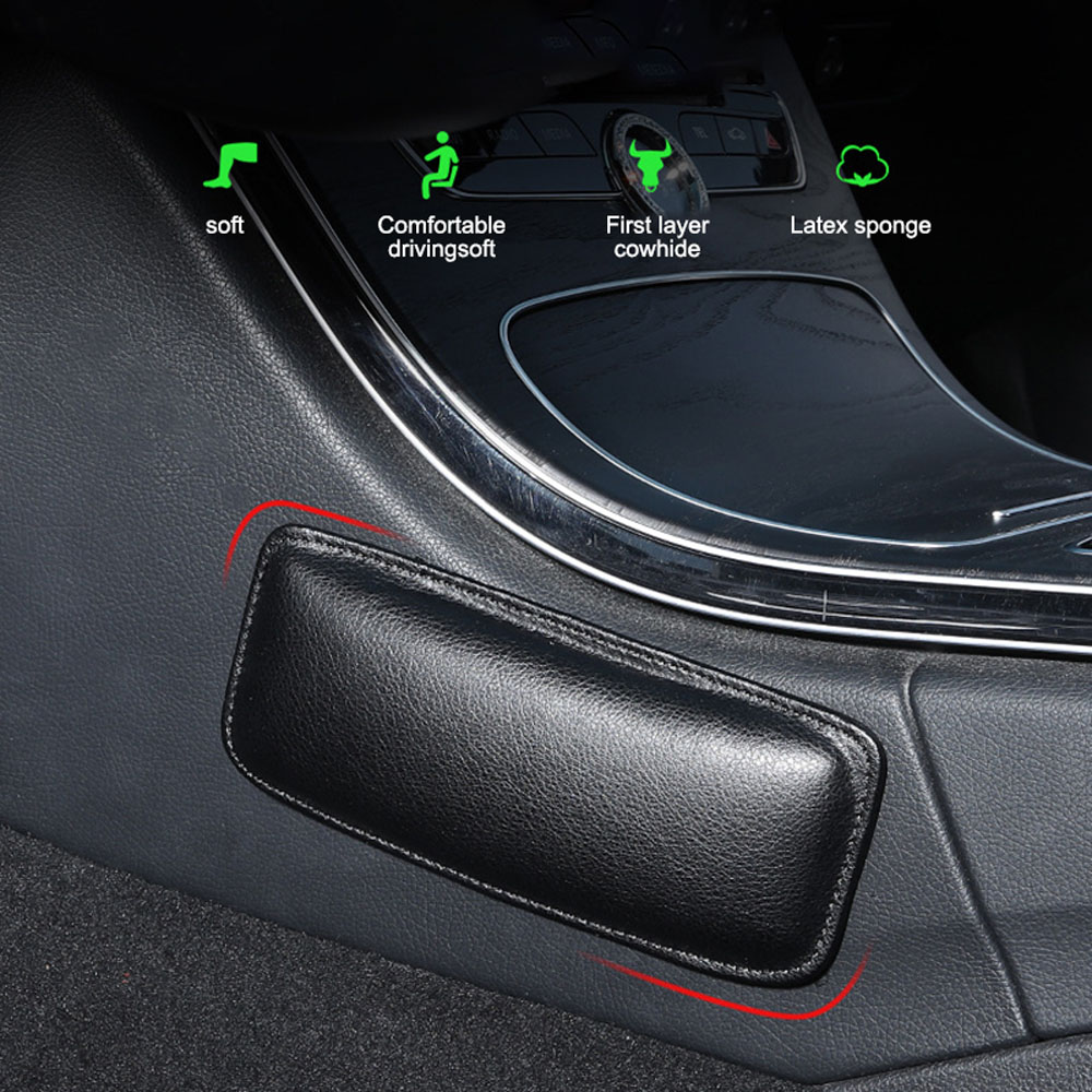 Đệm co giãn bằng da đỡ đầu gối khi ngồi xe hơi chất lượng cao LANFY