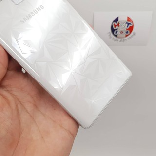 Miếng dán mặt lưng 3D vân kim cương cho Note 9