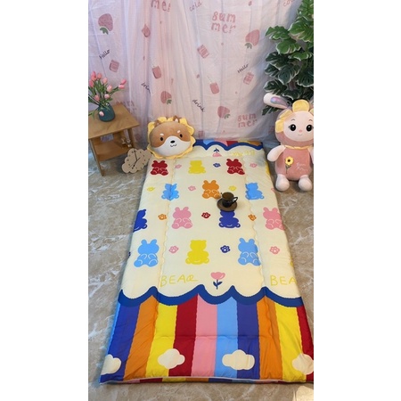 Nệm văn phòng, Topper cho trẻ size 90x190cm có thể gấp gọn khi không sử dụng