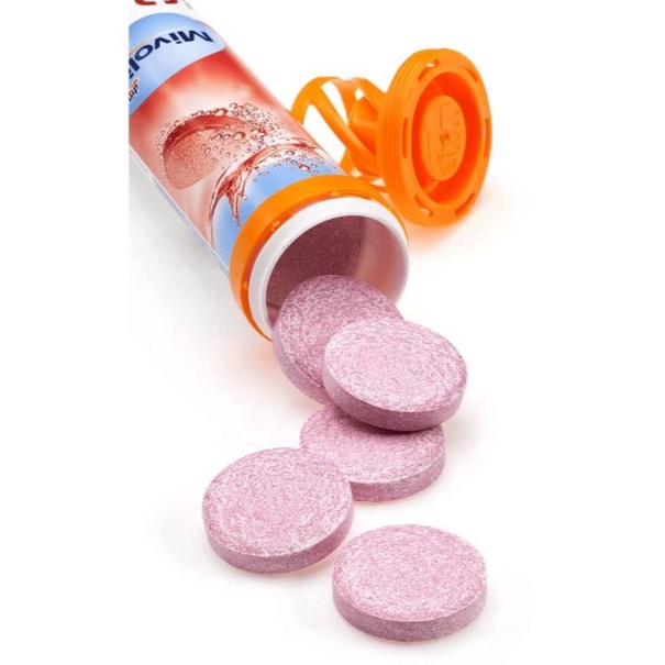 Set 03 tuýp viên sủi Mivolis Đức Vitamin C hỗ trợ hệ miễn dịch, tăng cường đề kháng, 20 viên - Hóa đơn đầy đủ