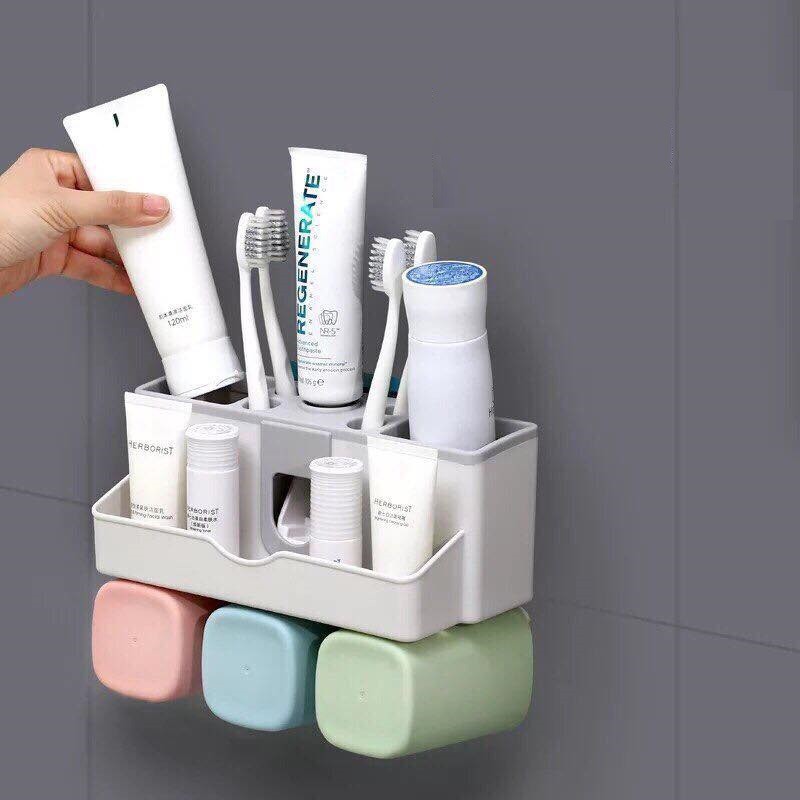 BỘ NHẢ KEM ĐÁNH RĂNG LÚA MẠCH 2 CỐC 3 CỐC 4 CỐC