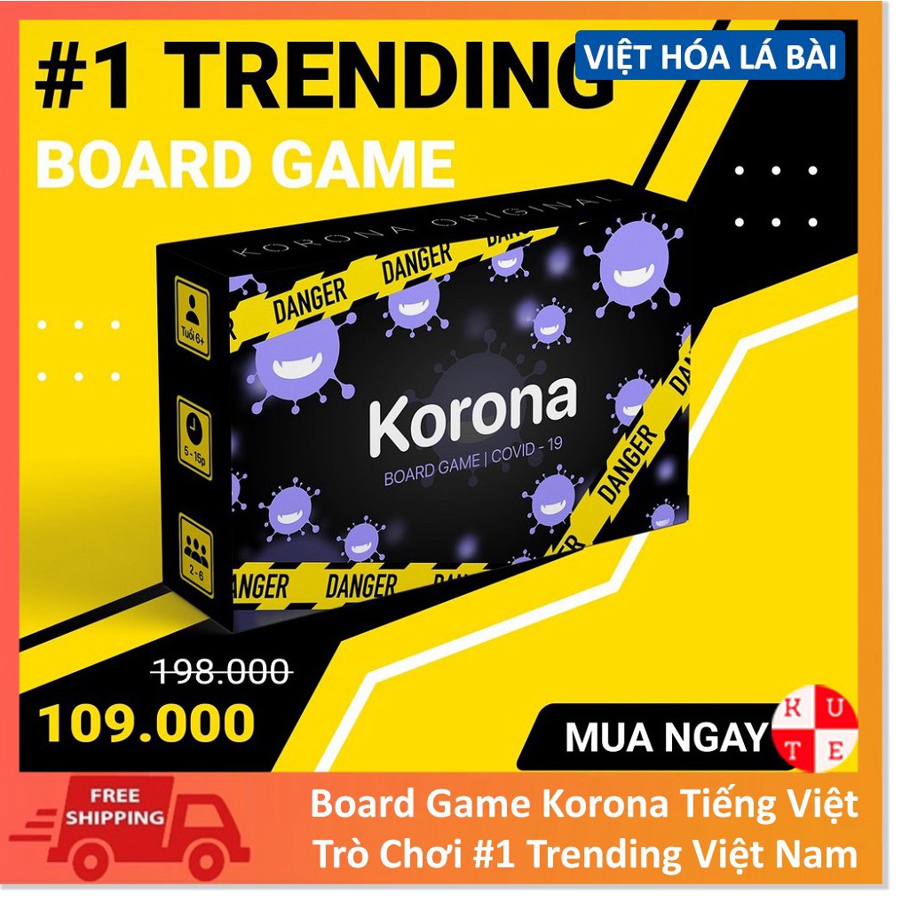 Board Game Korona Việt Hóa Lá Bài