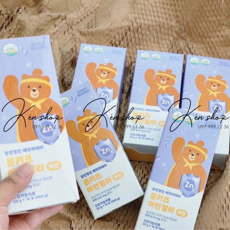 Thạch việt quất bổ sung Kẽm Jangin Hàn Quốc