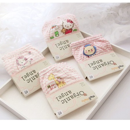 COMBO 5 QUẦN CHIP XUẤT HÀN ORGANIC ANGEL CHO BÉ GÁI QC2002G