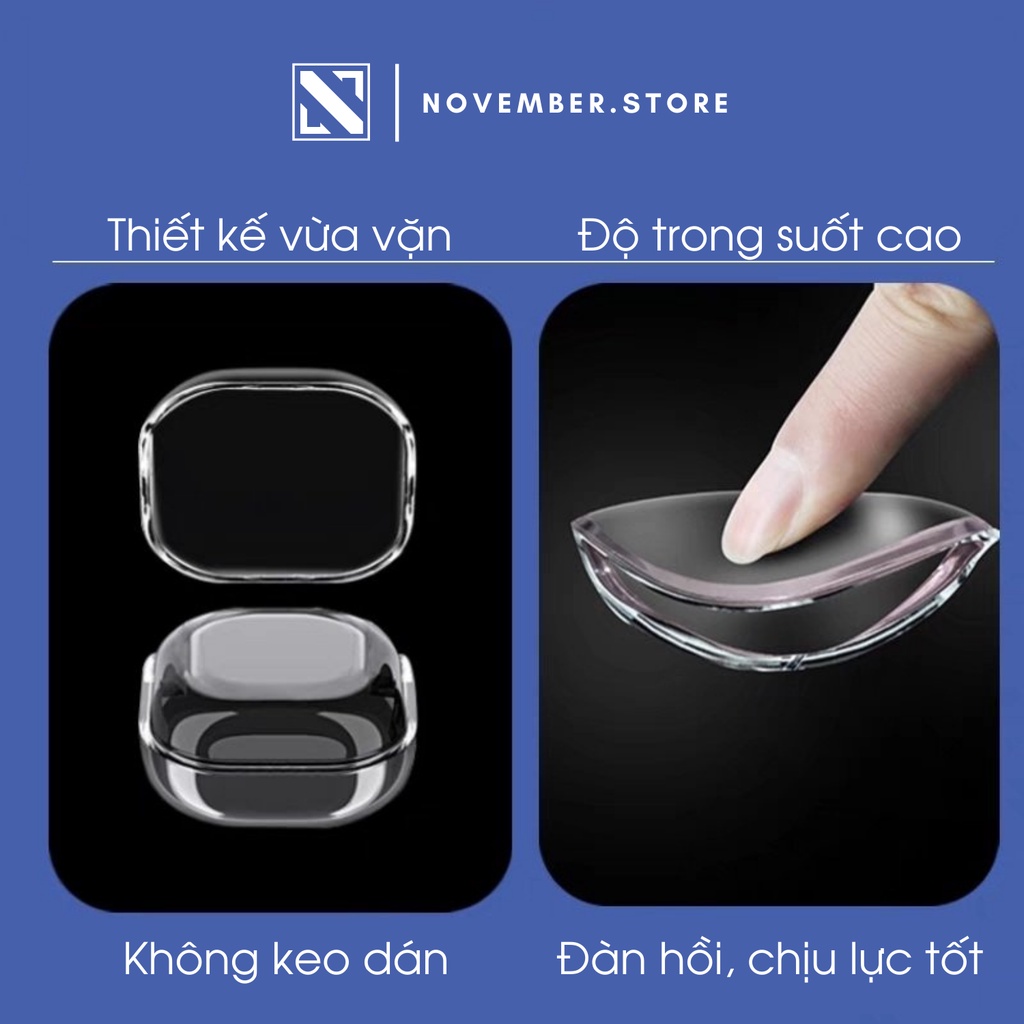 Ốp case dẻo nhiều màu cho Samsung Buds2 Pro / Buds 2 / Buds FE / Buds Pro / Buds Live - Tặng kèm móc treo mạ vàng