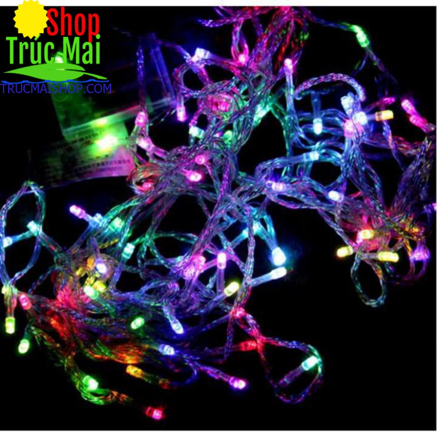 Dây Đèn Led Chớp Nháy Fairy Light 5m trang trí Tết Đủ Màu - Để được ngoài trời