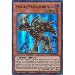 Thẻ bài Yugioh - TCG - Magicore Warrior of the Relics / GRCR-EN027'