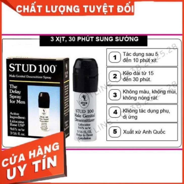 stud 100 chai xịt lạnh kéo dài thời gian