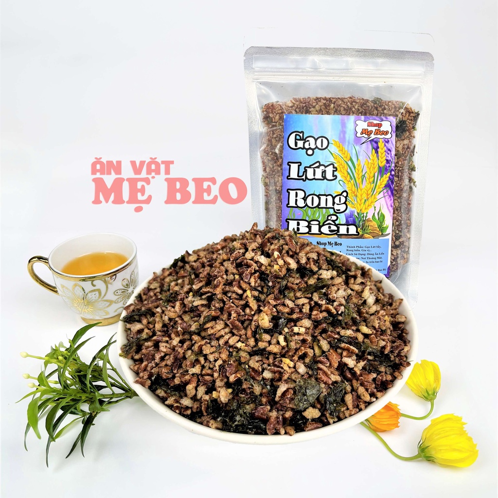 Gạo lứt huyết rồng sấy rong biển 500gr Mẹ Beo cực ngon