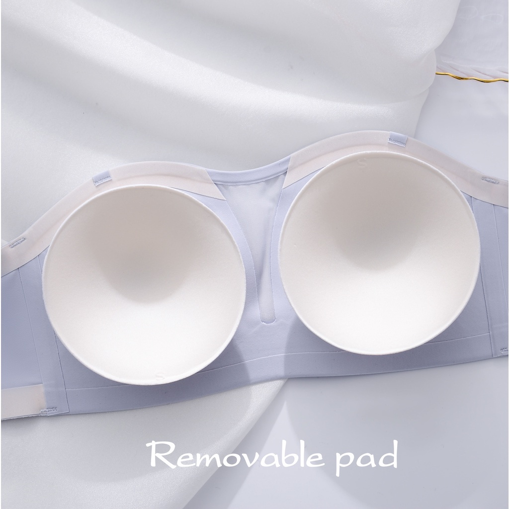 Áo Ngực Không Dây Không Đường May Cúp Ngực Có Thể Điều Chỉnh